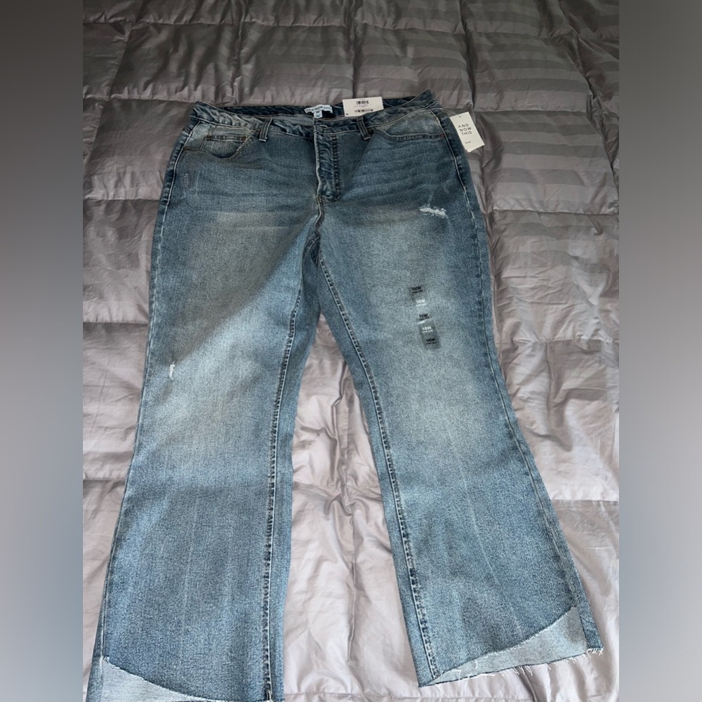 AND NOW THIS women’s high rise jeans size 16W